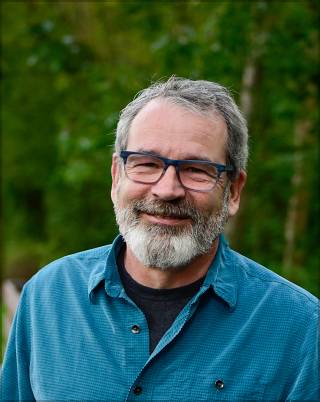 Jay Younger in the workshop