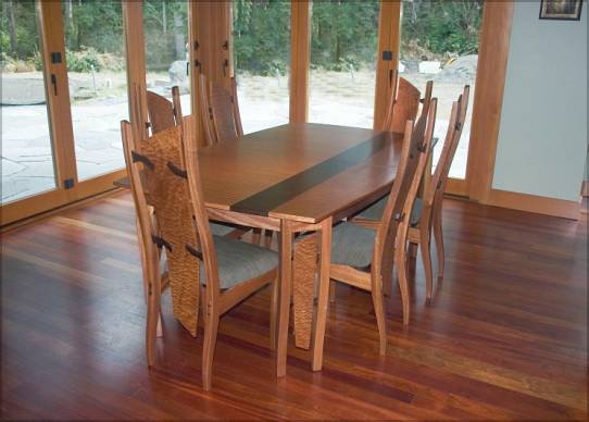 Dining Table with Float Back Chair